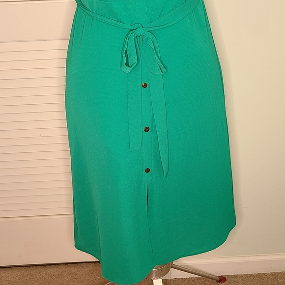 Sophia + Zeke Kelley Green Short Sleeve Dress - Picture 8 of 16